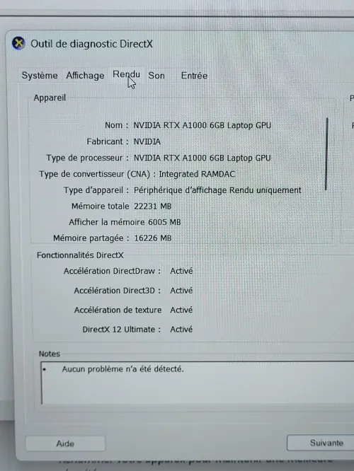 DELL PRECISION 3581 | CORE i5-13600H | NVIDIA RTX A1000 6GB | 1To NVMe SSD | 32GB RAM | WORKSTATION