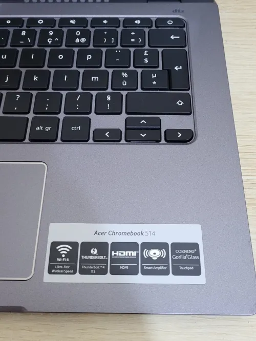 Acer ChromeBook | Core i3-1115G4 | 8GB RAM | 128GB SSD | système d'exploitation Chrome OS