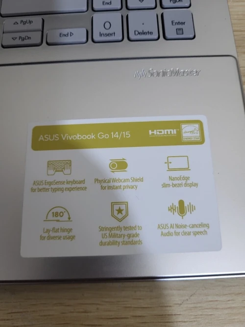 ASUS VivoBook Go 15 15.6 FHD | RYZEN 5 7520U | 16GB RAM | 512GB NVMe SSD | AMD RADEON GRAPHICS