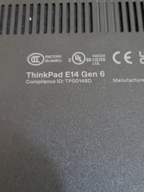 LENOVO THINKPAD E14 GEN 6 FHD + | RYZEN 7 7735HS | 16GB RAM | 512GB NVME SSD