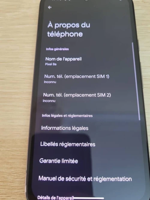 Google Pixel 8a DOUBLE SIM 5G - 128GB -