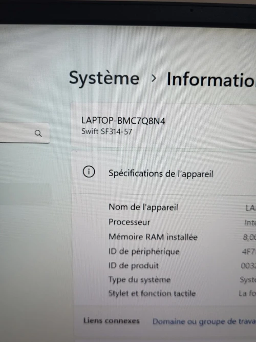 ACER SWIFT 3 14'' FHD | CORE i7-1065G7 | 8GB RAM | 512GB NVMe SSD | INTEL Iris Plus GRAPHICS