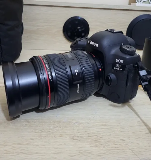 Canon EOS 5D Mark IV | Capteur 30Mpx Rendu cinématographique 4K + Objectif Canon EF 24 70 2.8 L USM