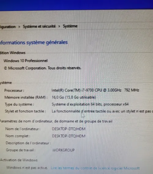 MINI PC DELL OPTIPLEX 7070 | CORE i7-9700 | 16GB RAM | 512GB NVMe SSD