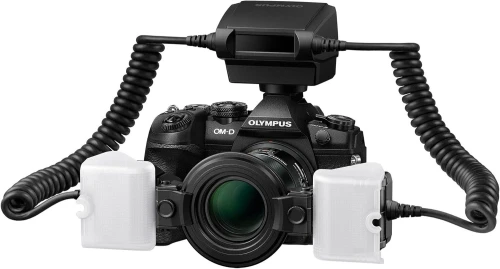 Olympus double Flash Macro Olympus STF-8 Hybrides et Reflex - polyvalent étanche - éclairage précis et réglable et sans ombre - idéal pour capturer des gros plans détaillés