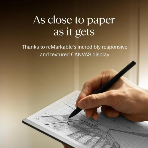 reMarkable 2 est la Tablette Papier Originale | Comprend Une Tablette d’écriture Noir et Blanc de 10,3” et Le Stylet Marker Plus avec Gomme intégrée reMarkable 2