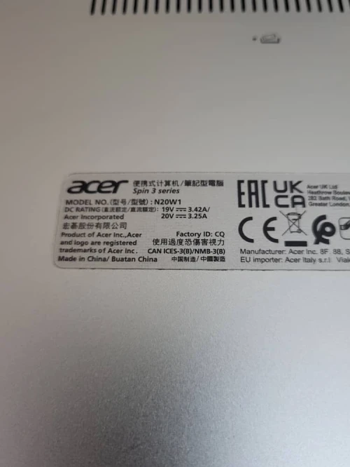 ACER SPIN X360 TACTILE | 2-EN-1 | CORE i5 1135G7 | 8GB RAM | 512GB NVMe SSD | IRIS XE GRAPHICS