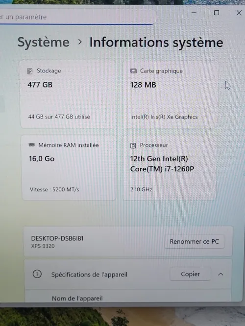 DELL XPS 9320 | EVO CORE i7-1260P | 16GB RAM | 512GB SSD | INTEL IRIS XE GRAPHICS