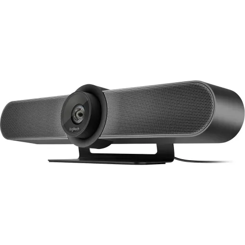 Logitech MeetUp sans fil | Ultra HD 4K/1080p/720p | Webcam Visioconférence panoramique / inclinaison | 3 Microphones/Haut-Parleur Personnalisables