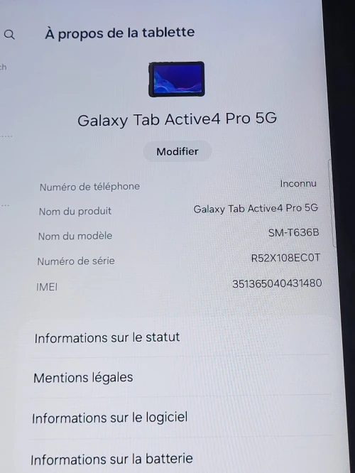 SAMSUNG Galaxy Tab ACTIVE4 Pro | 5G | 10 POUCES | 64GB | étanche | puce rapide vous permet d'utiliser tous vos jeux et services de streaming en toute fluidité.