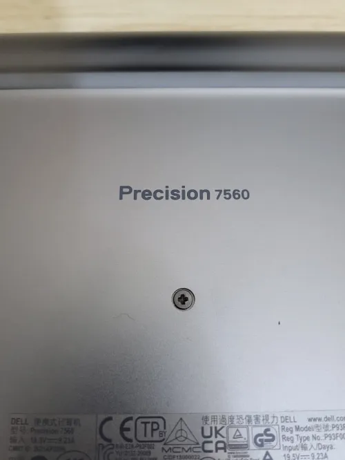 DELL PRECISION 7560 | i9-11950H | RTX A2000 4GB | 64B RAM | 2TB NVMe SSD | WORKSTATION