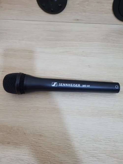 microphone Sennheiser MD 46 avec Fil - (48 DB, 40-18000 Hz, Cardioid, Unidirectionnel, 350 Ohm