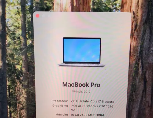 MacBook Pro 16" 2019 | CORE i7 | 16GB RAM | AMD RADEON PRO 555X 4GB | 256GB SSD | GAMME Workstation