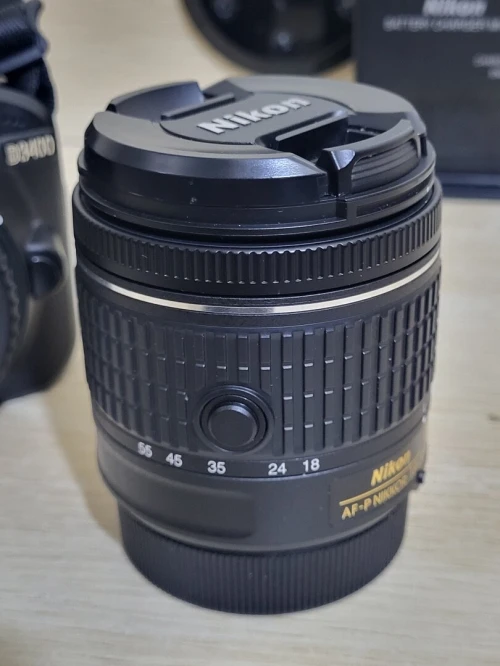 Nikon D3400 Appareil Photo Numérique Réflex 24.2 Mpix + OBJECTIF Nikon AF-P DX Nikkor 18 55mm f 3.5 5.6 g vr