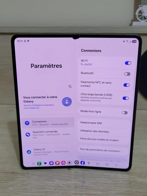 SAMSUNG GALAXY Z Fold 5 | Dual SIM | 256GB | 12GB RAM | Noir fantôme
