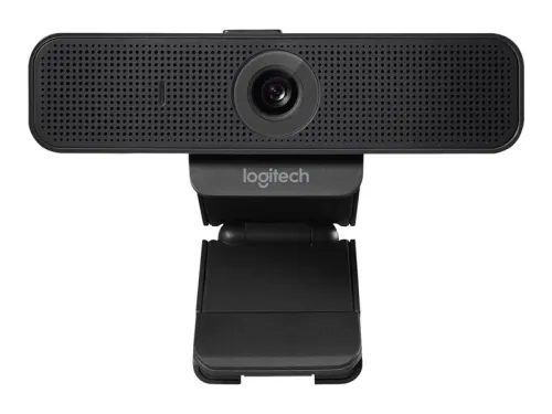 Logitech C925e, Webcam Professionnelle pour la visioconférence - vidéo HD 1080p/30 IPS, Correction lumière, autofocus, Son Clair, pour Microsoft Teams, Google Meet, Skype, WebEx, Cisco