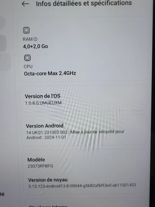 XIAOMI REDMI PAD SE | VERT MENTHE | 128GB | 6GB RAM