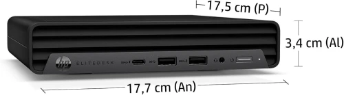 MINI HP EliteDesk 800 G6 | CORE i5-10500T | 16GB RAM | 512GB NVMe SSD | INTEL UHD GRAPHICS 630