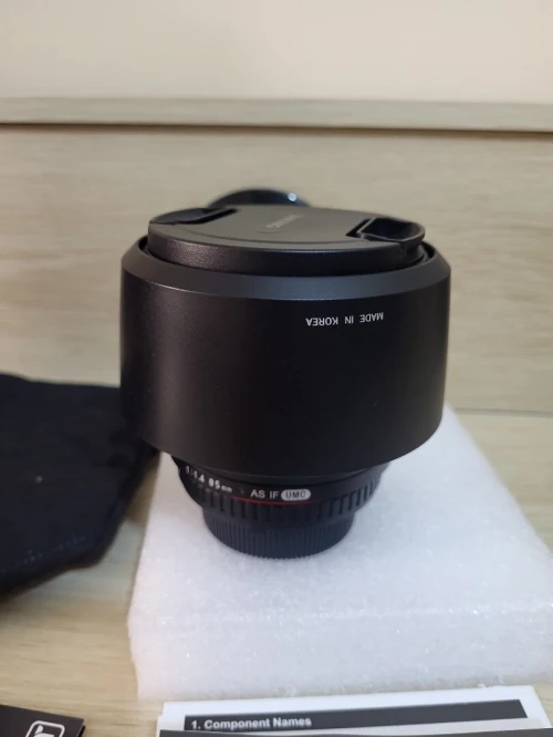 Samyang AE 85mm f/1.4 AS IF UMC plein format -APS-C Objectif portrait pour Nikon F D780 D3500 D850..