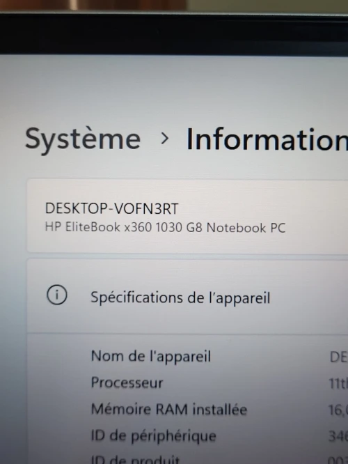 HP EliteBook X360 1030 G8 TACTILE 2-En-1 | CORE i7-1165G7 | 16GB RAM | 512GB NVME SSD | 4G LTE