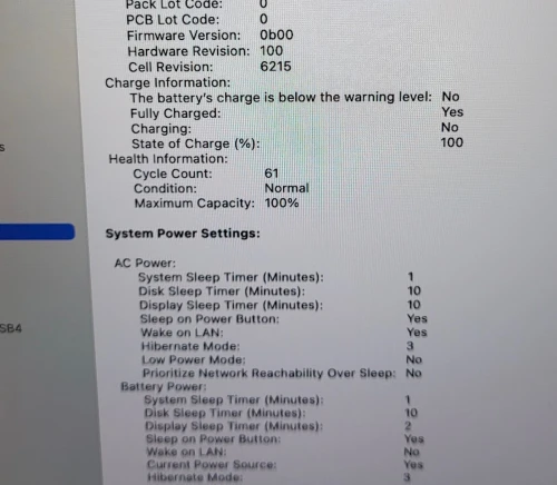 MacBook Air M2 2023 | PUCE M2 8 CPU | GPU 10 COEURS | 8GB RAM | 256GB SSD | CYCLES 61