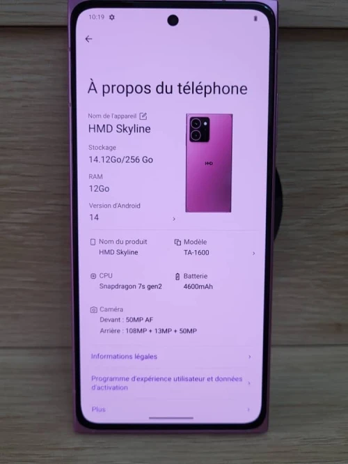 HMD Skyline DOUBLE SIM 5G ROSE - RAM 12GB
