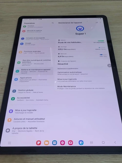 SAMSUNG Galaxy Tab S7 + PLUS 128GB wifi - Silver
