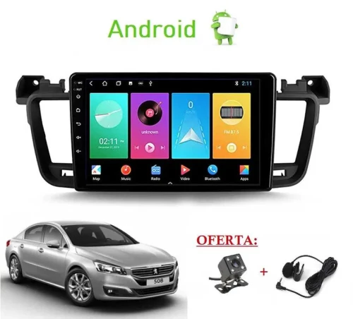 autoRadio ANDROID Peugeot 508/3008/5008/107