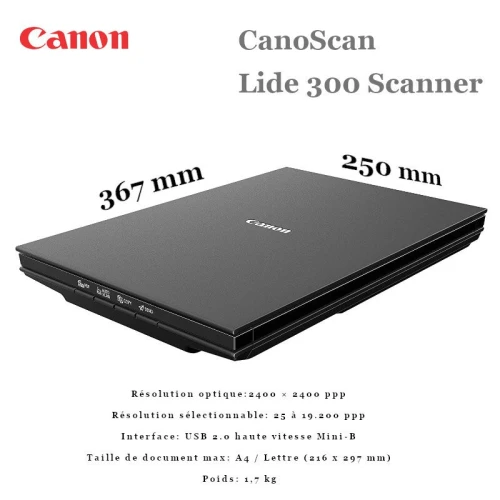 SCANNER A4 CANON LIDE300 À PLAT