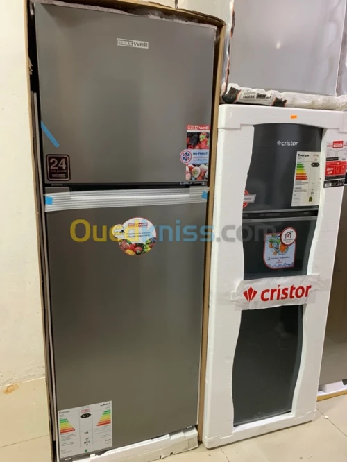 Réfrigérateur Maxwell 410L Defrost 54000Da/ 440L 72000Da Nofrost Inox