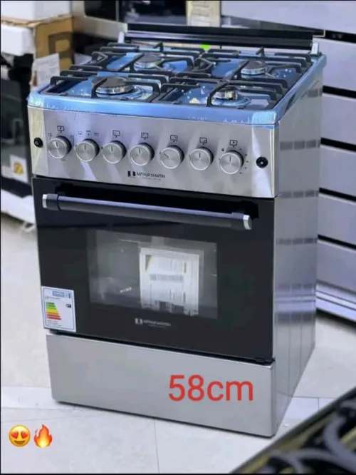 PROMO Cuisinière Arthur martin 4feux 58cm Inox Gaz/Gaz 53000Da/ Gaz/Electrique 54000Da