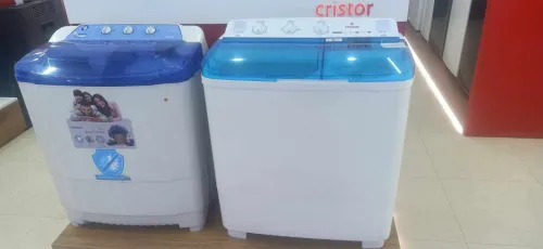 PROMO Machine à laver Semi-automatique Cristor 8kg 22000Da/ 10kg 24000Da تغسل و تشلل و تعصر 