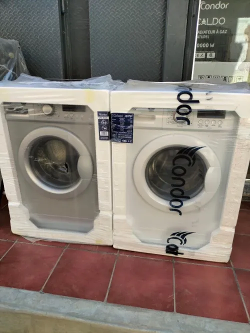 PROMO Machine à laver CONDOR 6Kg 1400Tr/Mn Blanc 39000Da/ Gris 41500Da 