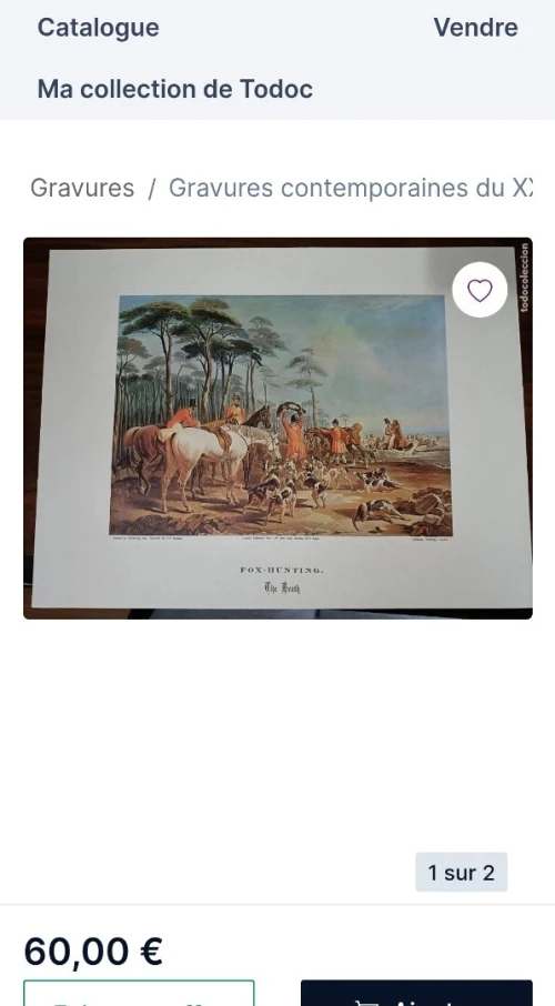 Tableaux peinture vintage 1960