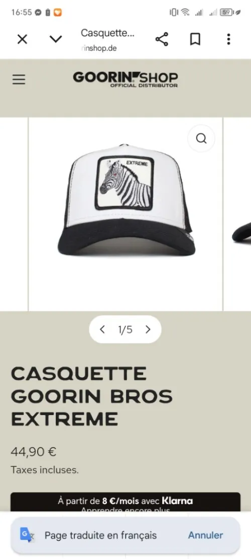 Casquette goorin bros original