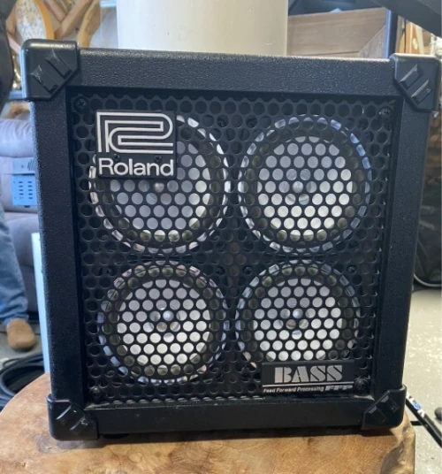 Guitare basse 4 cordes + Ampli basse ROLAND