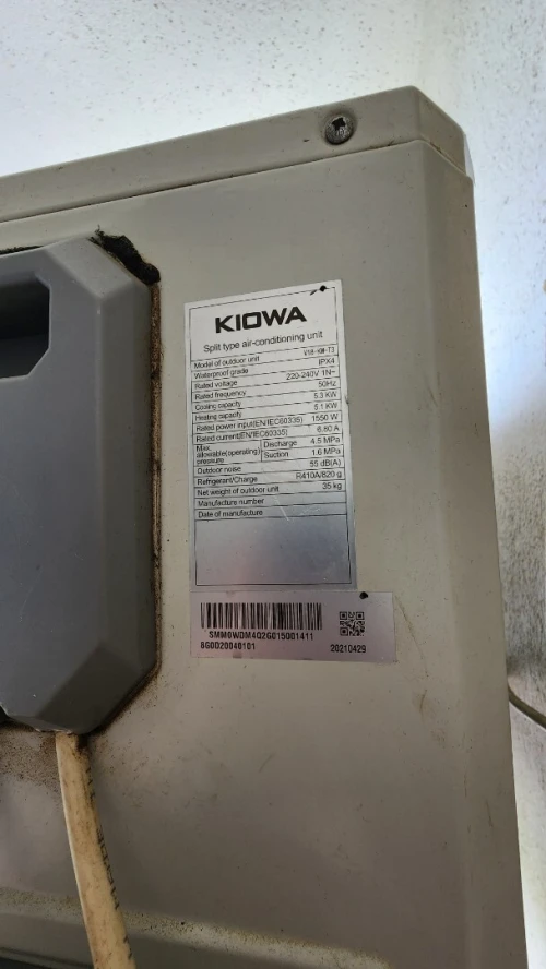 Climatiseur kiowa 18000 bte
