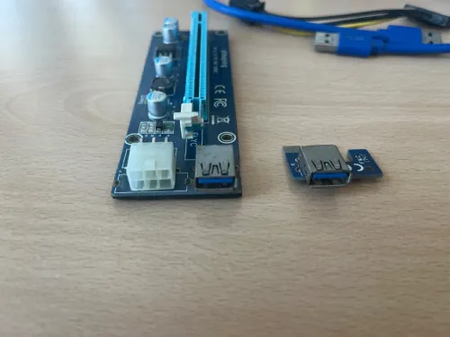 PCI-E riser 1X to16X 3.0 USB 