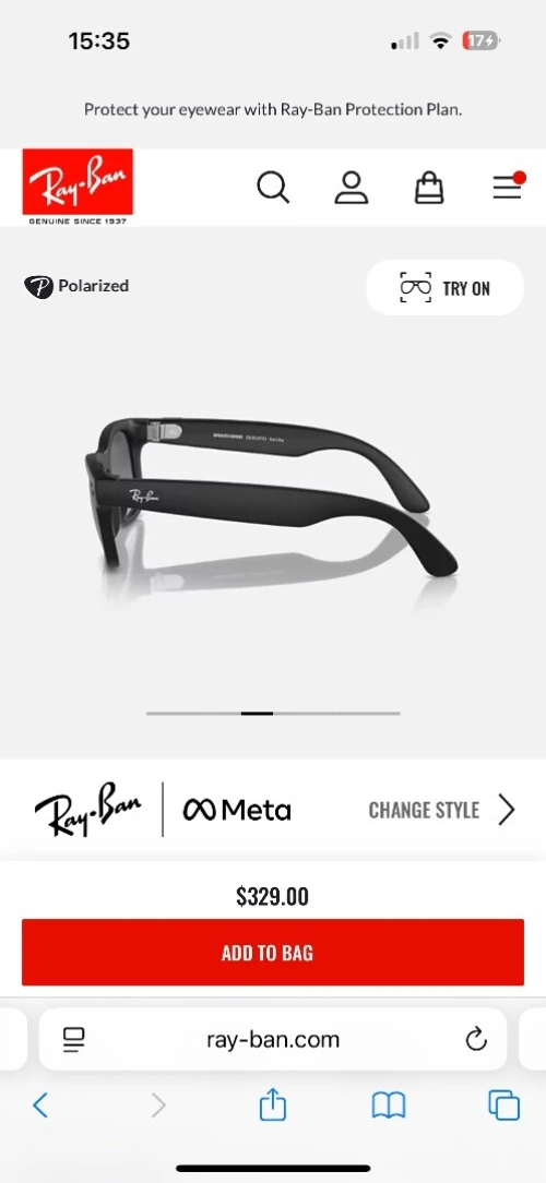 Ray ban Meta lunette caméra 
