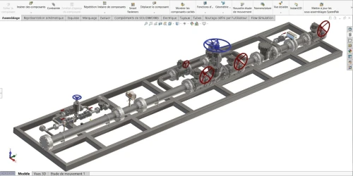 Etude, conception et modélisation 3D en Mécanique et Piping 