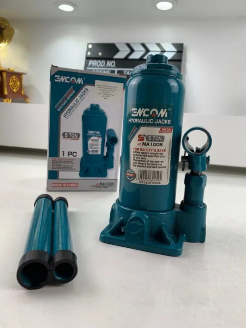 Cric bouteille hydraulique 5 tonnes avec valve de sécurité contre surchحامل المركبات 5 طن