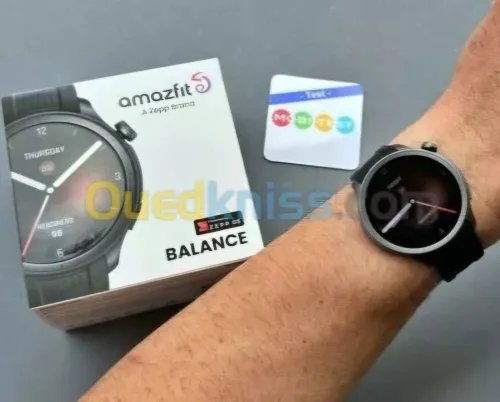 ساعة أمازفيت الذكية كرطونة  SmartWatch version 2د  AMAZFIT GT5 Ballance neuf coffret sous emballage
