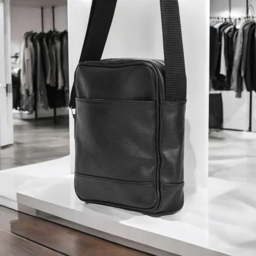 Sacoche homme en véritable cuir 