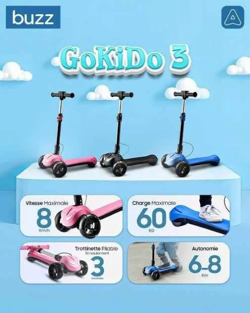 Trottinette Électrique ACE Gokido 3 - Neuve Sous Emballage