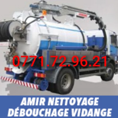 Vidange fosse débouchage conduite nettoyage canalisation nettoyage cave camion débouchage