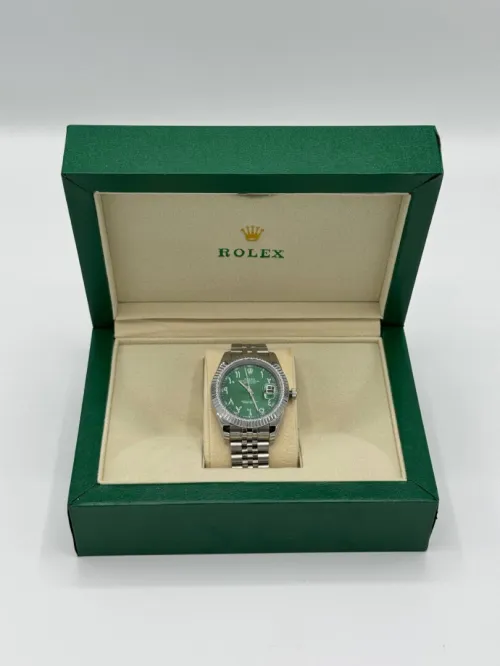 Rolex green arabic numbers
