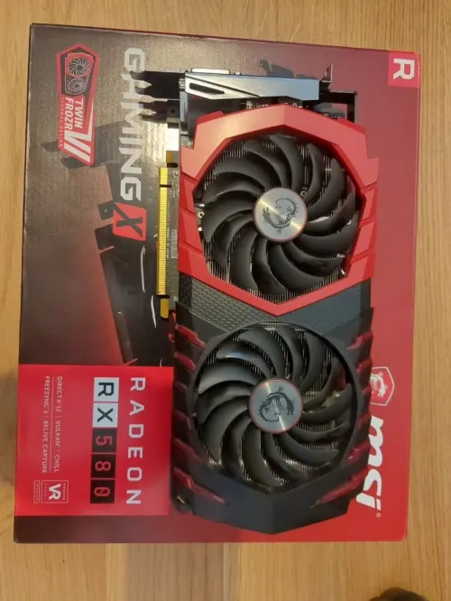 MSI RX 580 8GO DDR5 Gaming x - بطاقة الرسومات