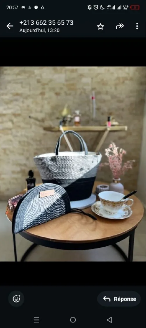 Sac à main + porte monnaie 