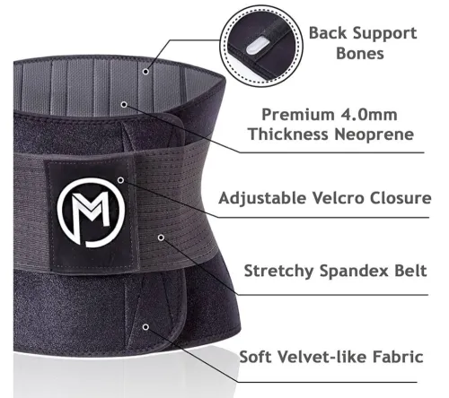 Ceinture amincissante en néoprène