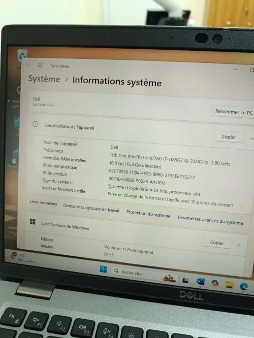 Laptop DELL i7 11th 16/512